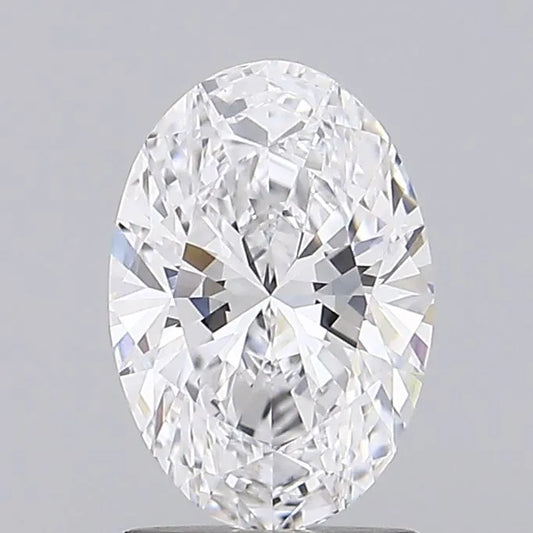 5.10ct Oval Lab Grown Diamond (Colour E, Clarity VVS1, IGI Certified)