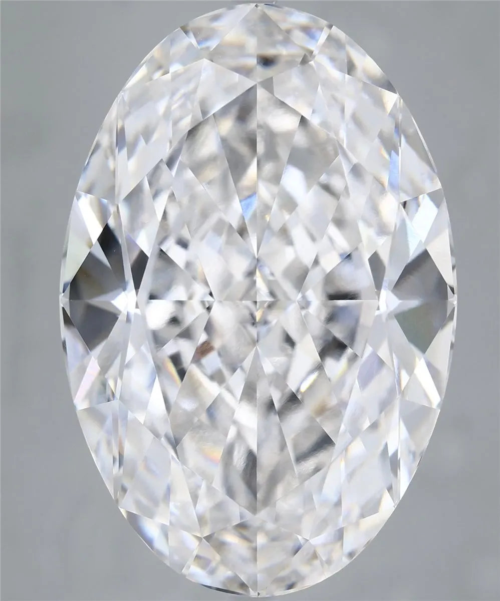 5.10ct Oval Lab Grown Diamond (Colour E, Clarity VVS1, IGI Certified)