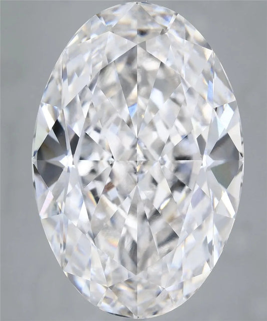 5.10ct Oval Lab Grown Diamond (Colour E, Clarity VVS1, IGI Certified)