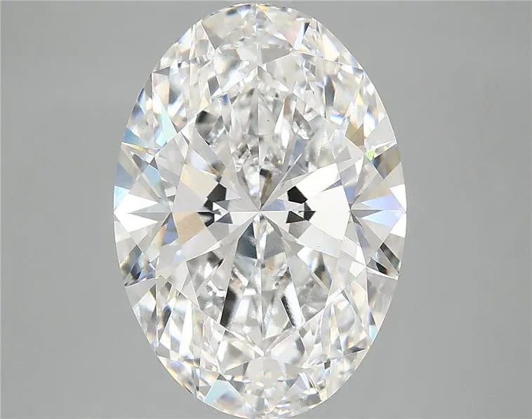 5.10ct Oval Lab Grown Diamond (Colour E, Clarity VVS2, IGI Certified)