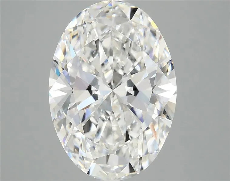 5.10ct Oval Lab Grown Diamond (Colour E, Clarity VVS2, IGI Certified)
