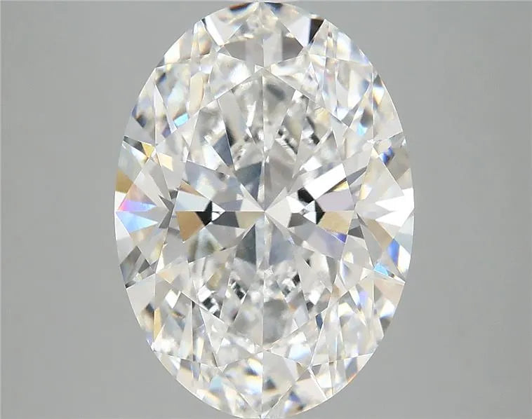 5.10ct Oval Lab Grown Diamond (Colour E, Clarity VVS2, IGI Certified)
