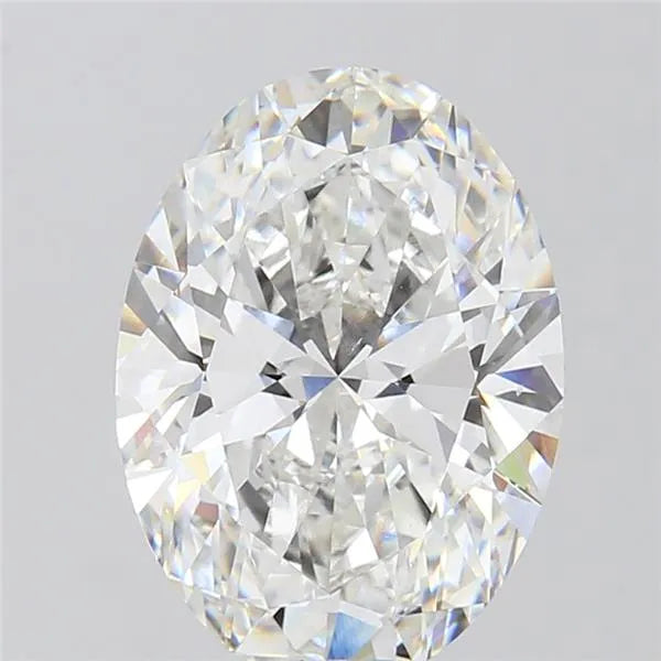 5.10ct Oval Lab Grown Diamond (Colour E, Clarity VVS2, IGI Certified)