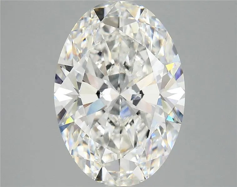 5.10ct Oval Lab Grown Diamond (Colour F, Clarity VVS2, IGI Certified)