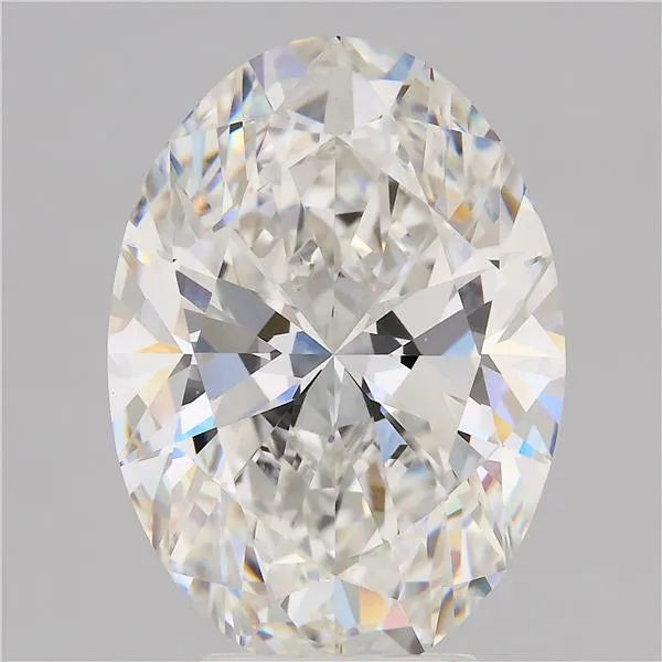 5.10ct Oval Lab Grown Diamond (Colour F, Clarity VVS2, IGI Certified)