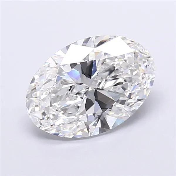 5.10ct Oval Lab Grown Diamond (Colour F, Clarity VVS2, IGI Certified)