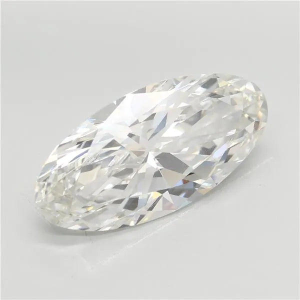 5.10ct Oval Lab Grown Diamond (Colour F, Clarity VVS2, IGI Certified)