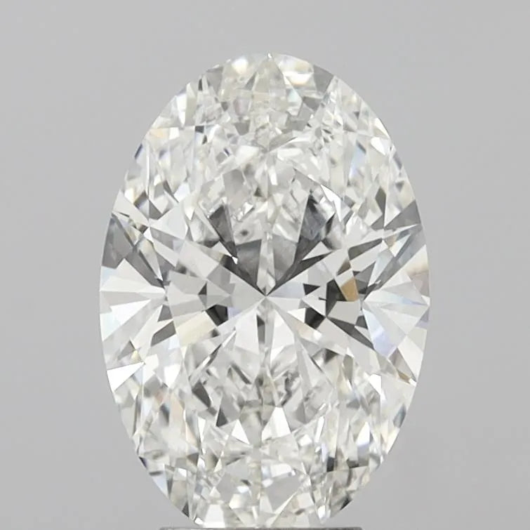 5.10ct Oval Lab Grown Diamond (Colour G, Clarity VVS2, IGI Certified)