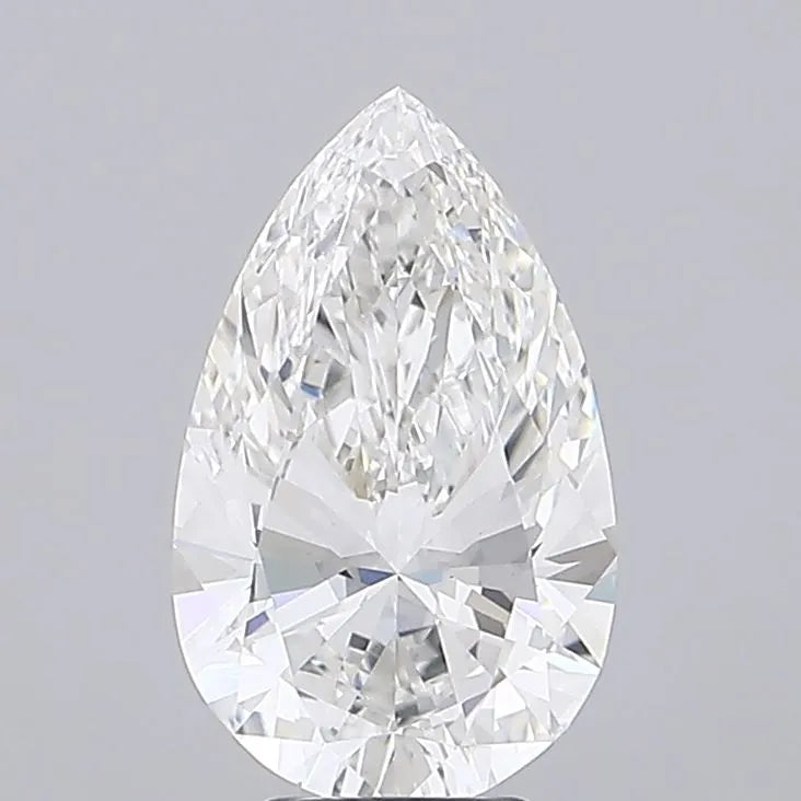 5.10ct Pear Lab Grown Diamond (Colour F, Clarity VVS2, IGI Certified)