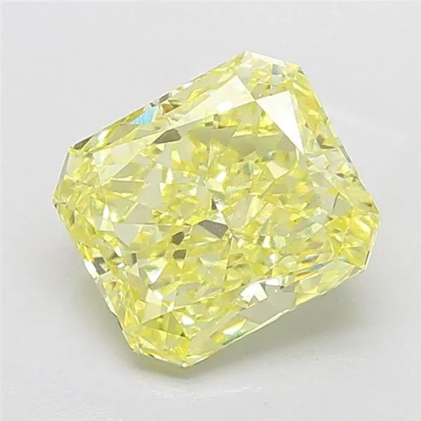5.11ct Radiant Lab Grown Diamond (Colour Fancy Intense Yellow, Clarity VS1, IGI Certified)