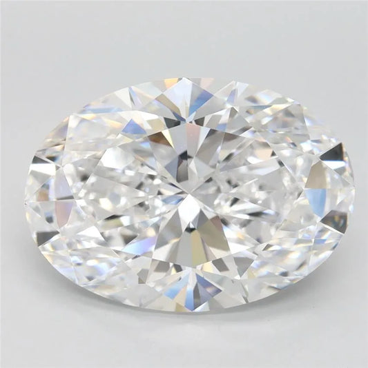 5.13ct Oval Lab Grown Diamond (Colour D, Clarity FL, IGI Certified)