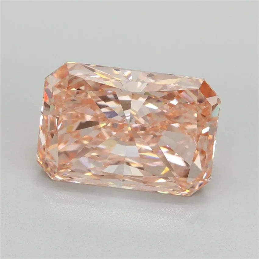 5.13ct Radiant Lab Grown Diamond (Colour Fancy Vivid Pink, Clarity VVS2, IGI Certified)