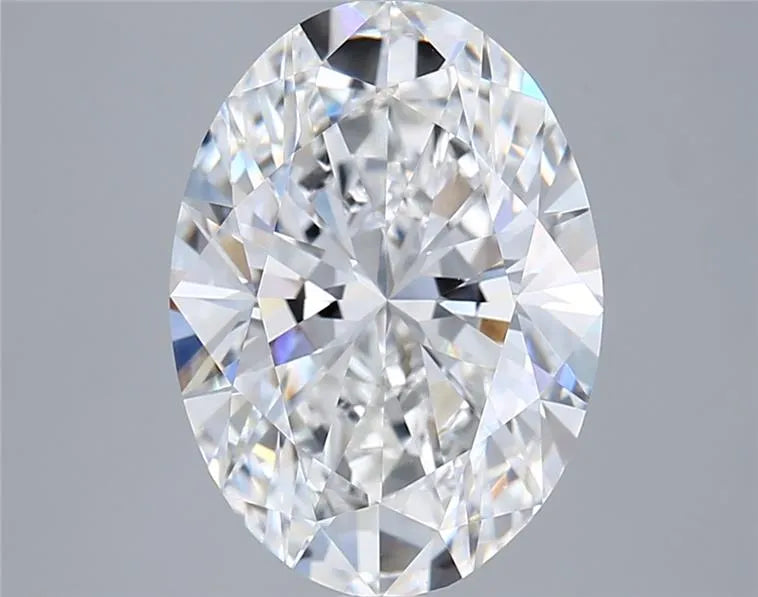 5.14ct Oval Lab Grown Diamond (Colour E, Clarity VVS2, IGI Certified)