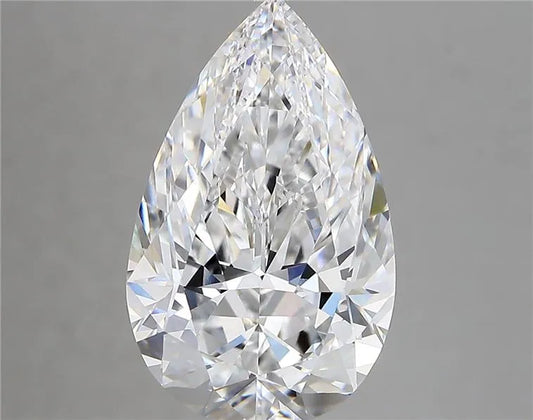 5.14ct Pear Lab Grown Diamond (Colour D, Clarity VVS2, IGI Certified)