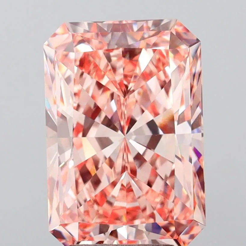 5.14ct Radiant Lab Grown Diamond (Colour Fancy Intense Pink, Clarity VVS2, IGI Certified)