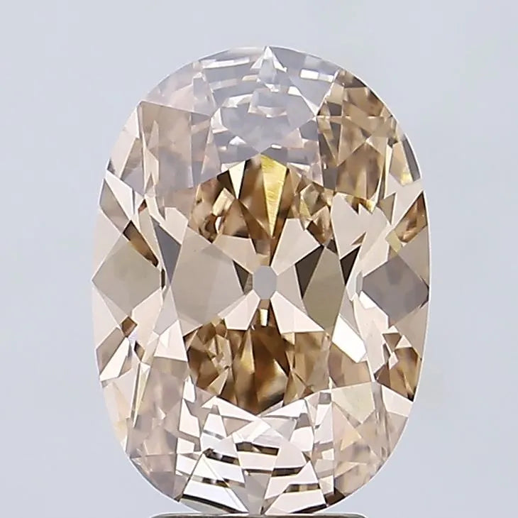 5.15ct Cushion brilliant Lab Grown Diamond (Colour Fancy Brown, Clarity VS1, IGI Certified)