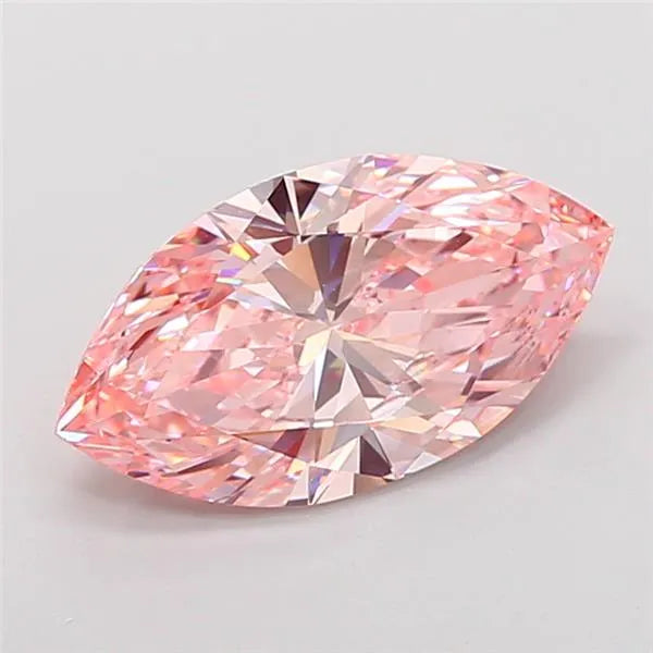 5.15ct Marquise Lab Grown Diamond (Colour Fancy Vivid Pink, Clarity VVS2, IGI Certified)