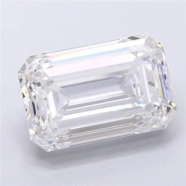 5.16ct Emerald Lab Grown Diamond (Colour E, Clarity VVS2, IGI Certified)