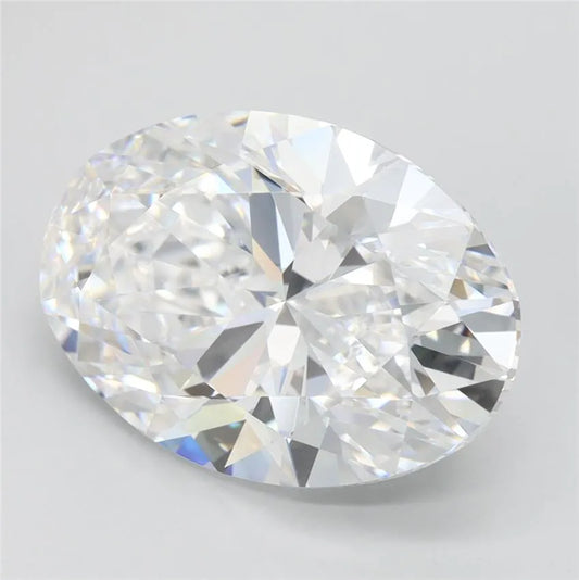 5.16ct Oval Lab Grown Diamond (Colour D, Clarity FL, IGI Certified)