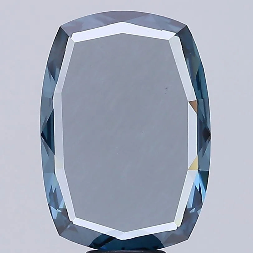 5.18ct Rose cut Lab Grown Diamond (Colour Fancy Intense Blue, Clarity VS1, IGI Certified)