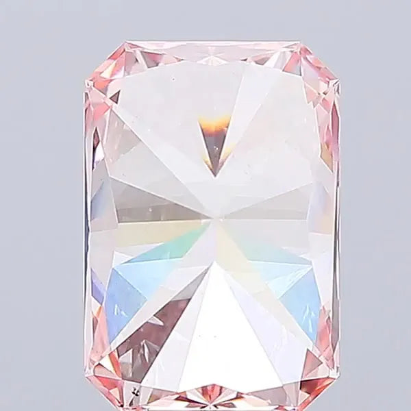 5.19ct Radiant Lab Grown Diamond (Colour Fancy Vivid Pink, Clarity VS1, IGI Certified)