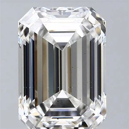 5.20ct Emerald Lab Grown Diamond (Colour E, Clarity SI1, IGI Certified)