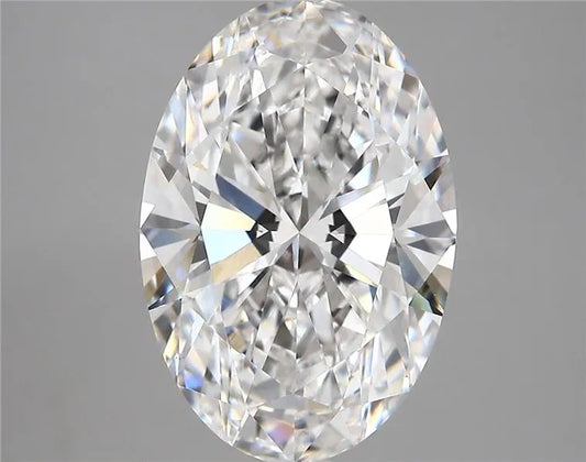 5.20ct Oval Lab Grown Diamond (Colour D, Clarity VVS2, IGI Certified)