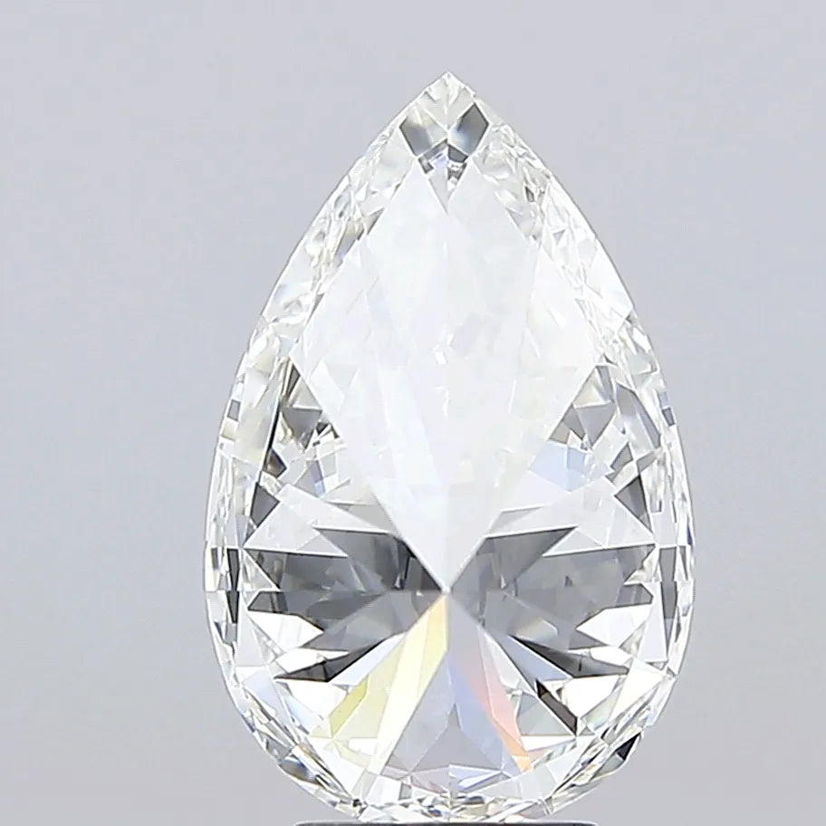 5.22ct Pear Lab Grown Diamond (Colour G, Clarity VVS2, IGI Certified)