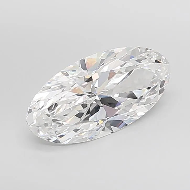 5.26ct Oval Lab Grown Diamond (Colour D, Clarity VS1, IGI Certified)