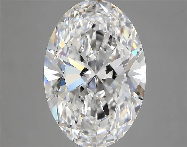5.29ct Oval Lab Grown Diamond (Colour D, Clarity VVS2, IGI Certified)