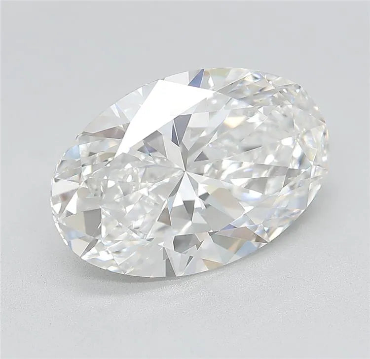5.29ct Oval Lab Grown Diamond (Colour E, Clarity VVS2, Cut EX, IGI Certified)