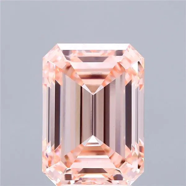 5.30ct Emerald Lab Grown Diamond (Colour Fancy Intense Pink, Clarity VVS2, IGI Certified)