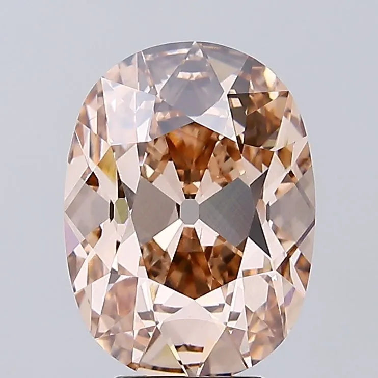5.32ct Cushion brilliant Lab Grown Diamond (Colour Fancy Brown, Clarity VS1, IGI Certified)