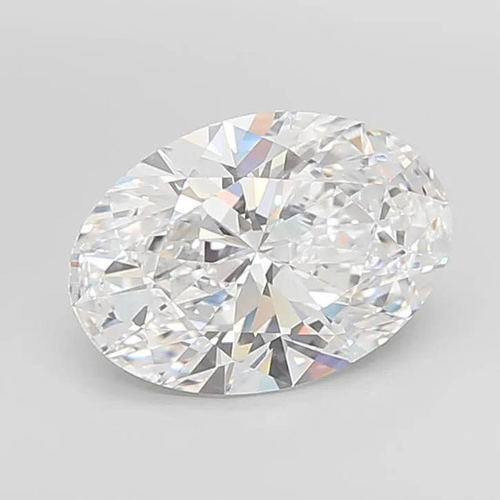 5.32ct Oval Lab Grown Diamond (Colour D, Clarity VVS1, Cut EX, IGI Certified)