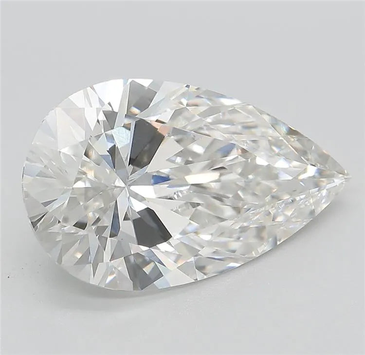 5.32ct Pear Lab Grown Diamond (Colour G, Clarity VVS2, IGI Certified)