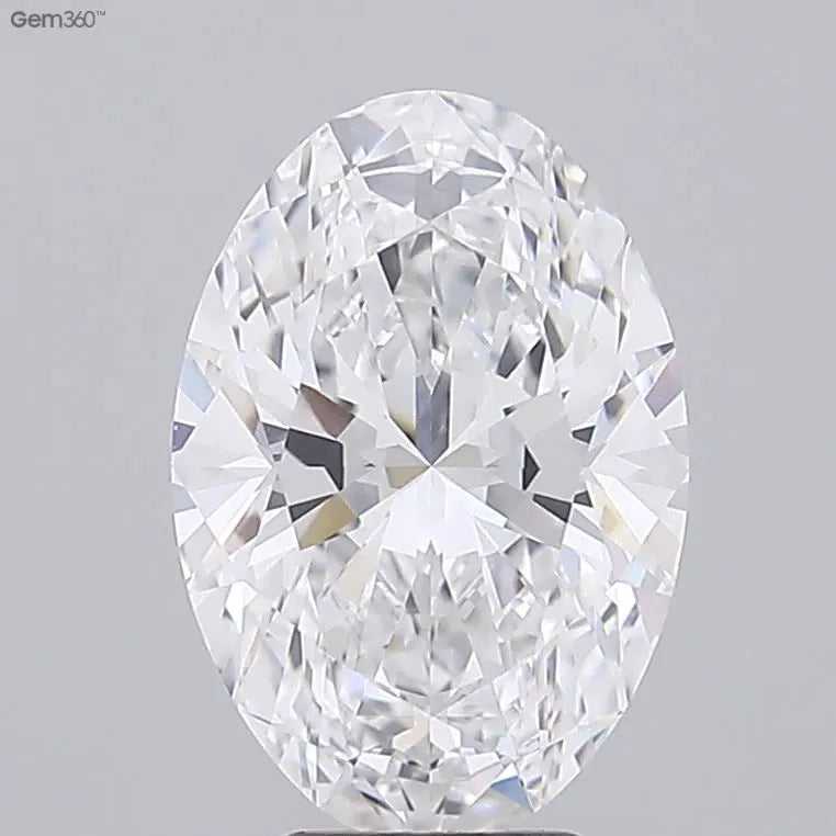 5.34ct Oval Lab Grown Diamond (Colour E, Clarity VVS1, GIA Certified)