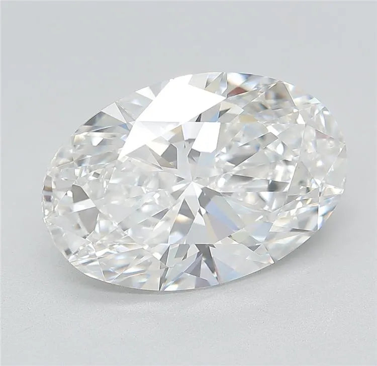 5.34ct Oval Lab Grown Diamond (Colour E, Clarity VVS2, Cut EX, IGI Certified)