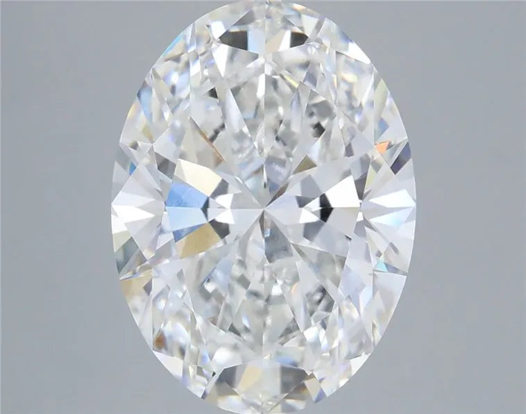 5.35ct Oval Lab Grown Diamond (Colour E, Clarity VVS1, IGI Certified)