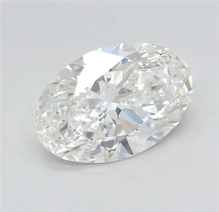 5.35ct Oval Lab Grown Diamond (Colour F, Clarity VVS2, Cut EX, IGI Certified)