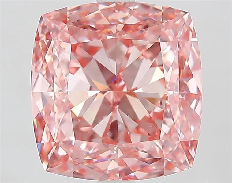 5.36ct Cushion modified Lab Grown Diamond (Colour Fancy Vivid Pink, Clarity VVS1, IGI Certified)