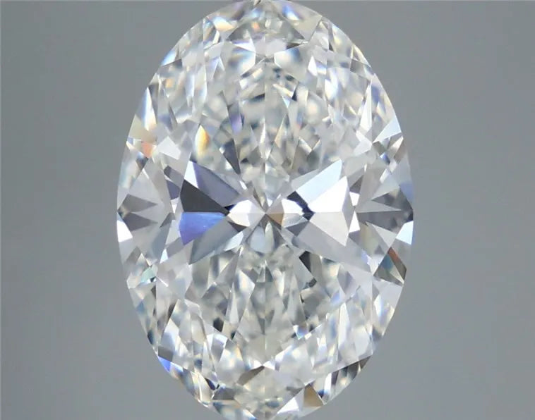 5.37ct Oval Lab Grown Diamond (Colour F, Clarity VVS2, IGI Certified)