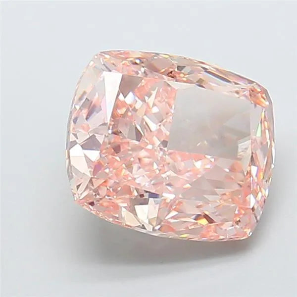 5.38ct Cushion modified Lab Grown Diamond (Colour Fancy Intense Brownish Pink, Clarity VS2, IGI Certified)