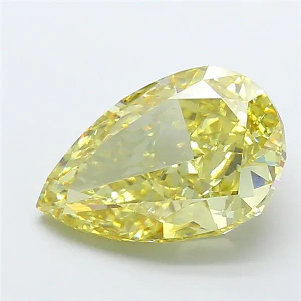5.45ct Pear Lab Grown Diamond (Colour Fancy Intense Yellow, Clarity VS1, IGI Certified)