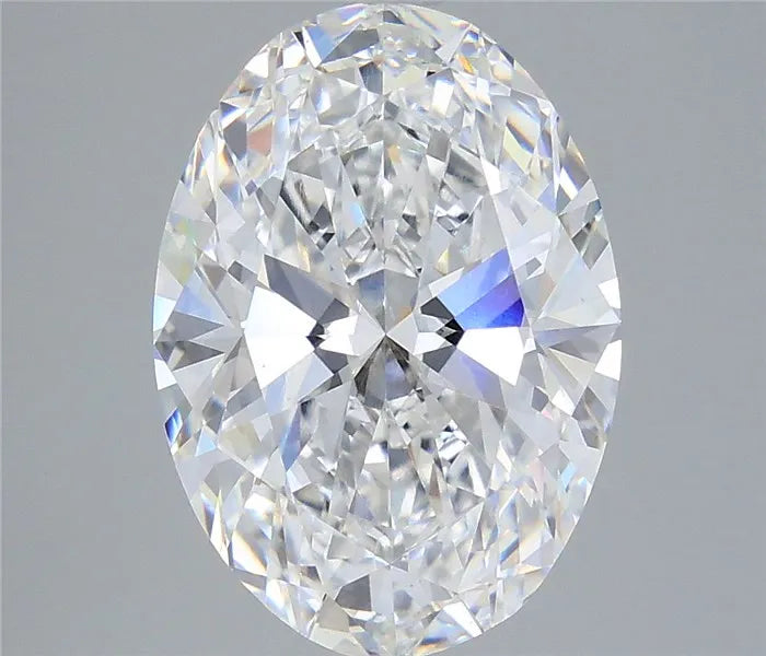 5.47ct Oval Lab Grown Diamond (Colour E, Clarity VVS2, IGI Certified)