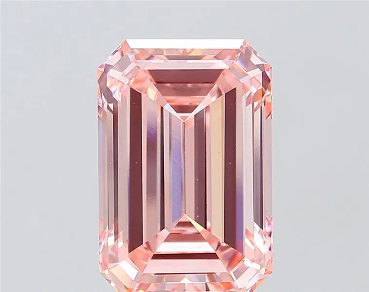 5.50ct Emerald Lab Grown Diamond (Colour Fancy Intense Pink, Clarity VS1, IGI Certified)