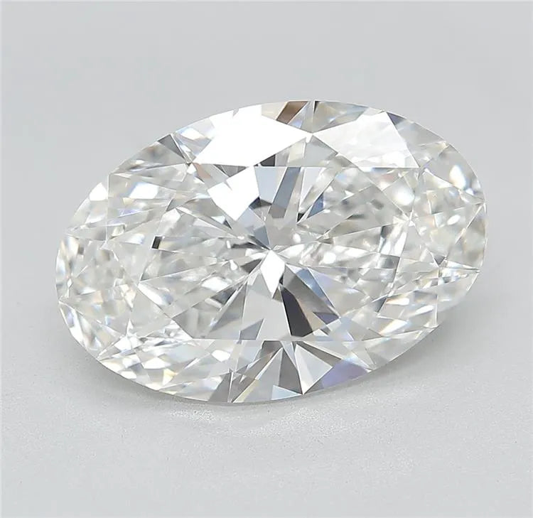 5.50ct Oval Lab Grown Diamond (Colour E, Clarity VVS2, Cut EX, IGI Certified)