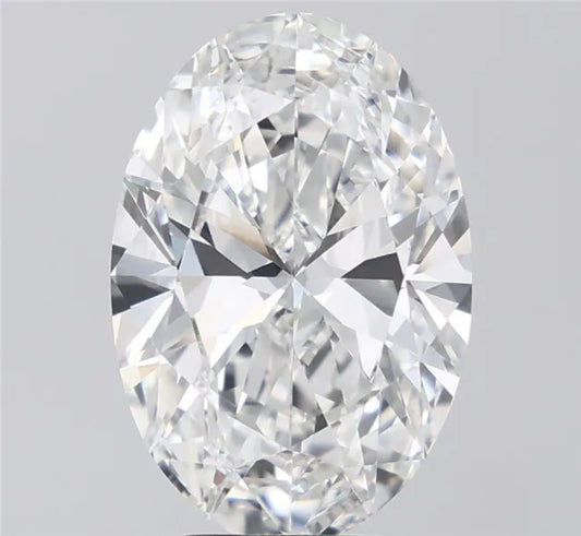 5.50ct Oval Lab Grown Diamond (Colour F, Clarity VVS2, IGI Certified)
