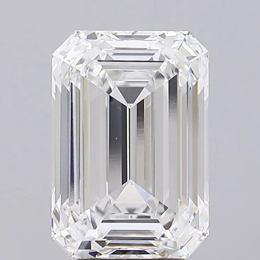 5.51ct Emerald Lab Grown Diamond (Colour E, Clarity VVS1, IGI Certified)