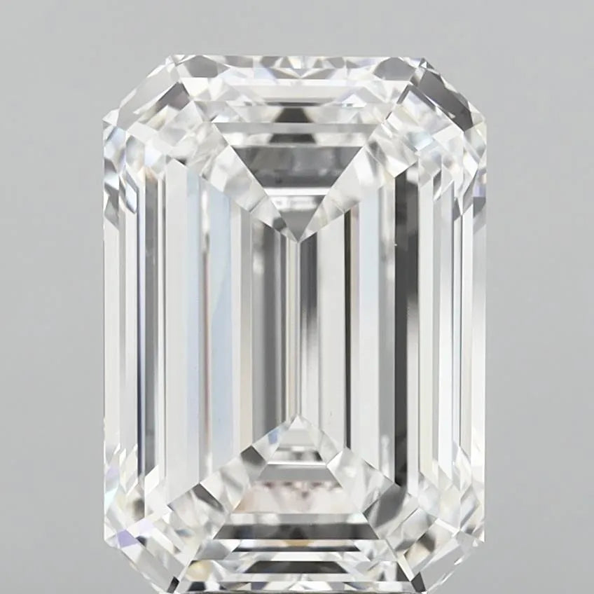 5.51ct Emerald Lab Grown Diamond (Colour E, Clarity VVS2, IGI Certified)