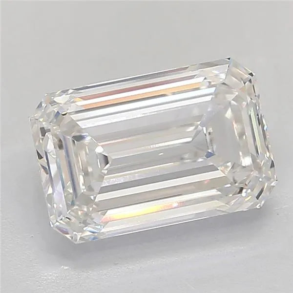 5.51ct Emerald Lab Grown Diamond (Colour F, Clarity VVS2, IGI Certified)